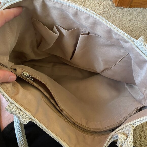 The Sak Crafted Classics Carryall: Wood Beads - Picture 3 of 4